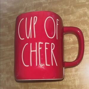Rae Dunn Red 'Cup of Cheer' Mug